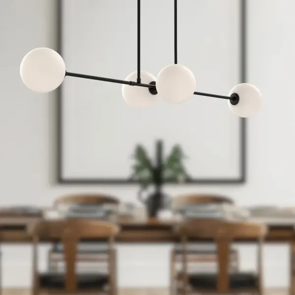 Cassia 48-Inch Linear Pendant in Aged Gold - Image 5