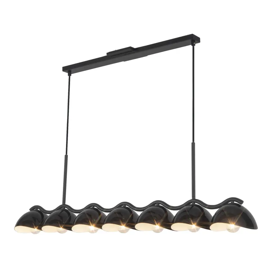 Atlas 42-Inch Linear Pendant in Matte Black - Image 1