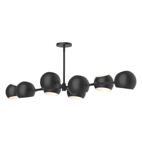 Willow 48-Inch Linear Pendant in Matte Black - Image 1
