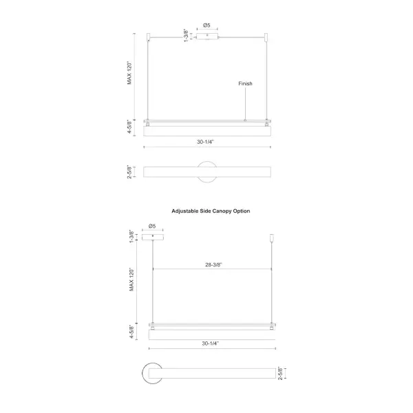 Gramercy 30-Inch Linear Pendant - Image 10