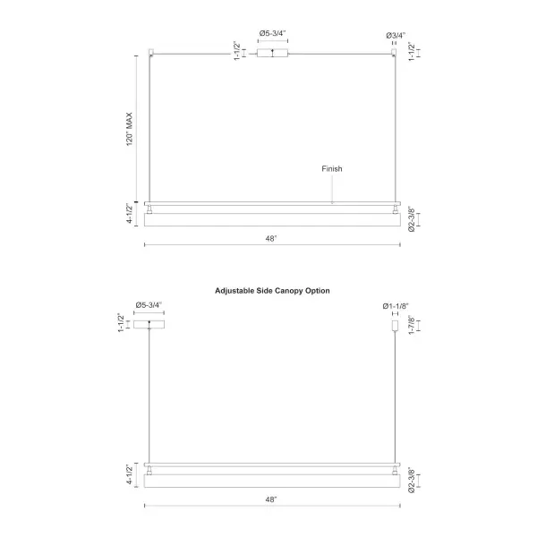 Gramercy 48-Inch Linear Pendant - Image 7