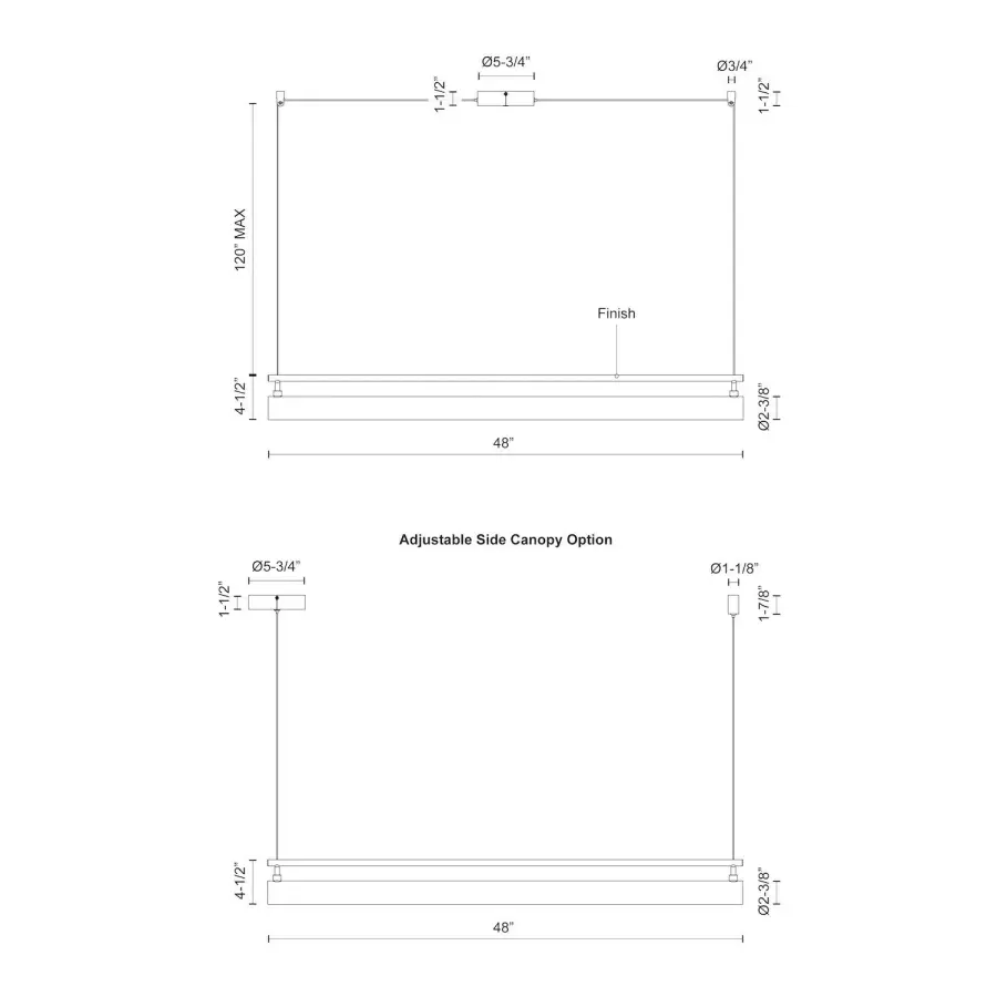 Gramercy 48-Inch Linear Pendant - Image 7