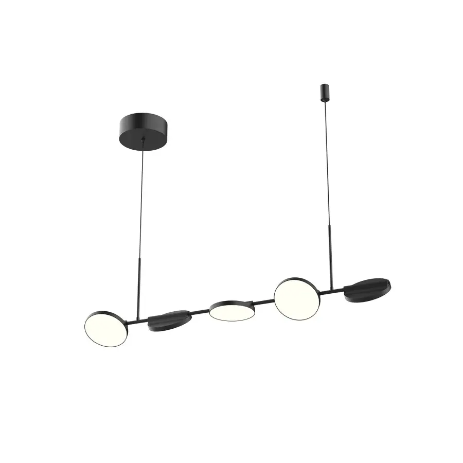 Novel 37-Inch Linear Pendant in Matte Black - Image 6