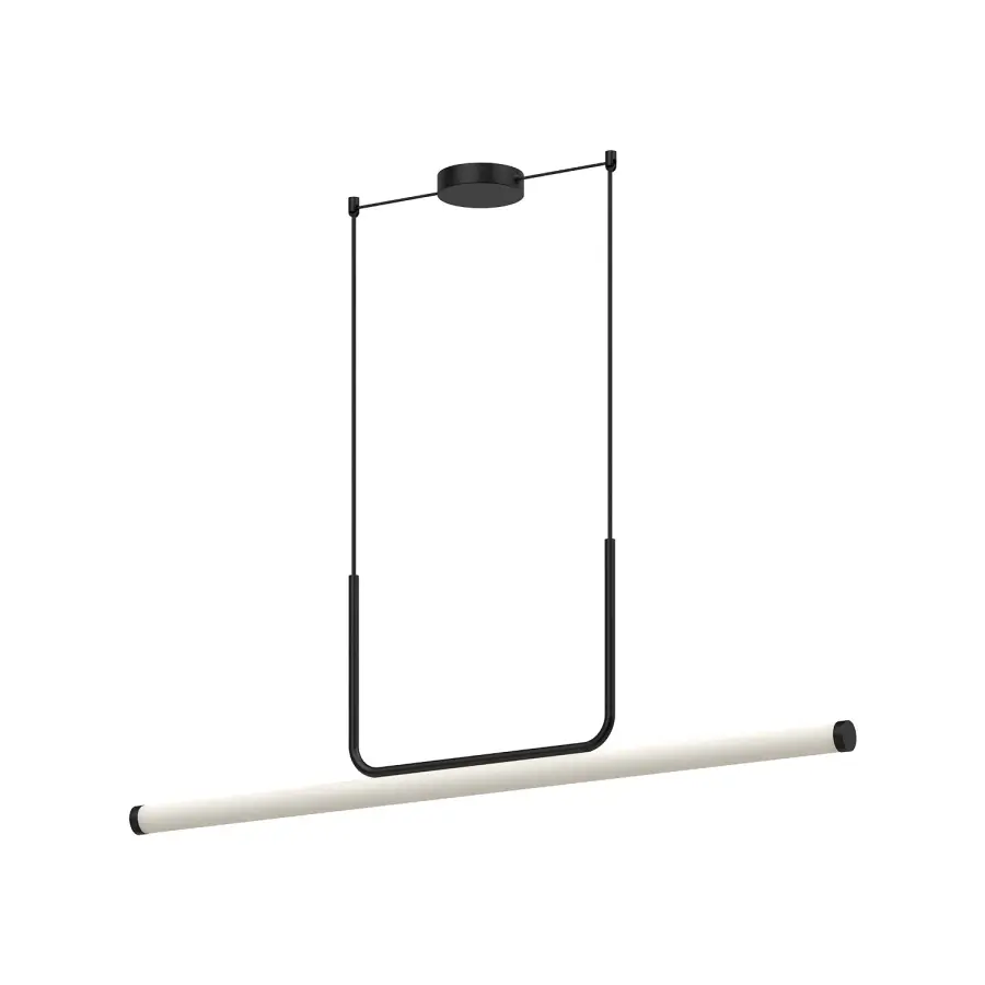 Vesper 48-Inch Linear Pendant in Brushed Gold - Image 1