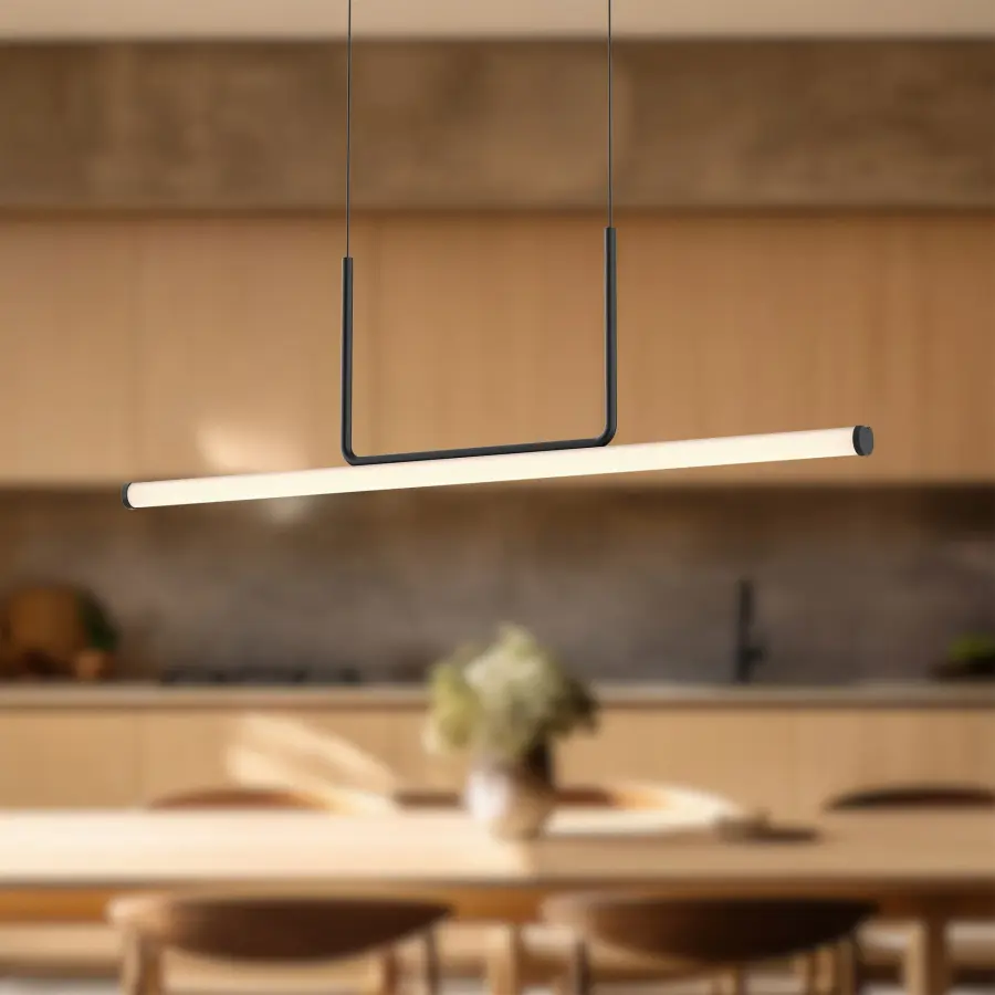 Vesper 48-Inch Linear Pendant in Brushed Gold - Image 2