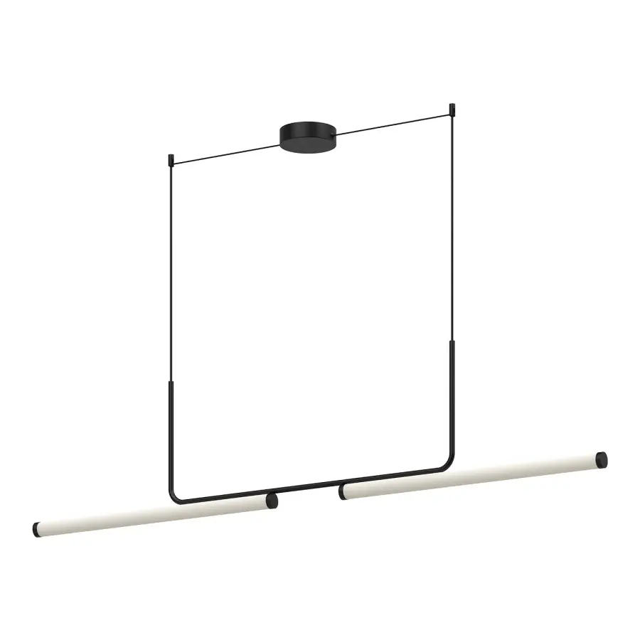 Vesper 73-Inch Linear Pendant in Brushed Gold - Image 1