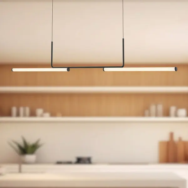 Vesper 73-Inch Linear Pendant in Brushed Gold - Image 3