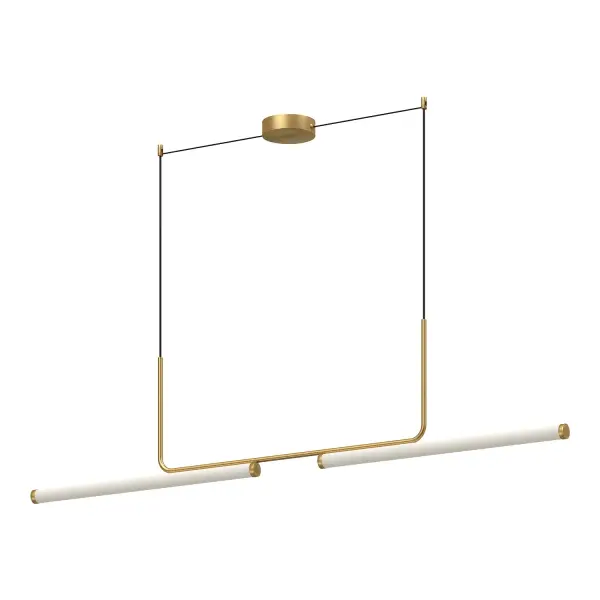 Vesper 73-Inch Linear Pendant in Brushed Gold - Image 5
