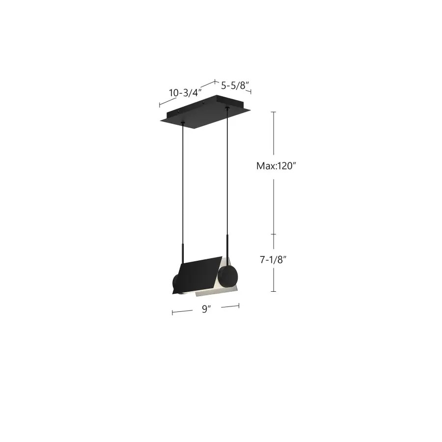 Phoenix 9-Inch Linear Pendant - Image 3