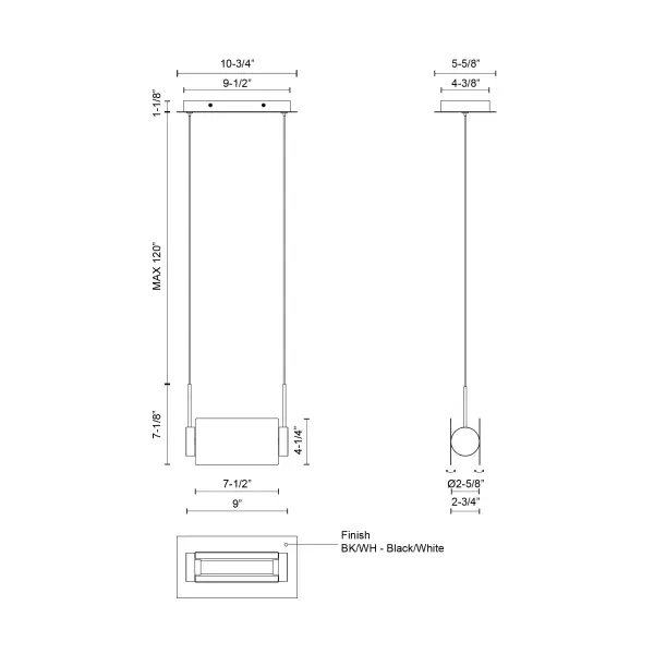 Phoenix 9-Inch Linear Pendant - Image 4