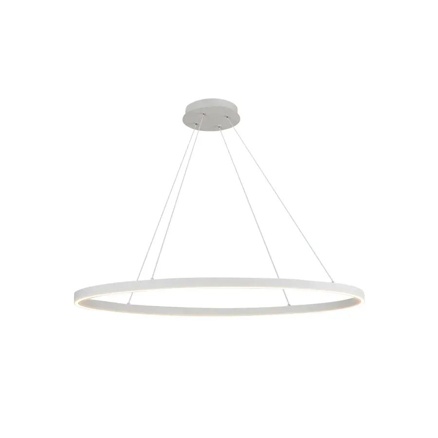 Ovale 40-Inch Linear Pendant in Brushed Gold - Image 1