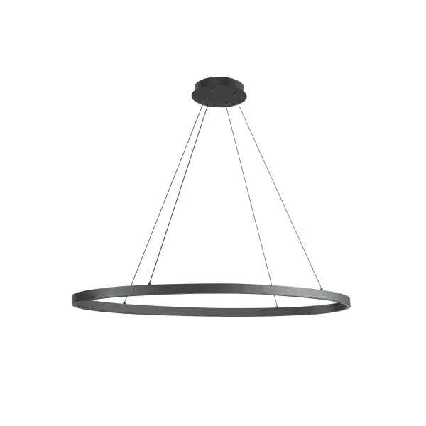 Ovale 40-Inch Linear Pendant in Brushed Gold - Image 11