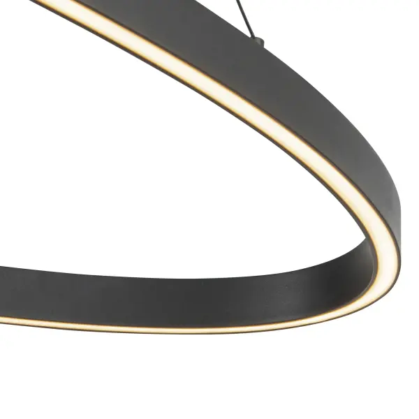 Ovale 40-Inch Linear Pendant in Brushed Gold - Image 13