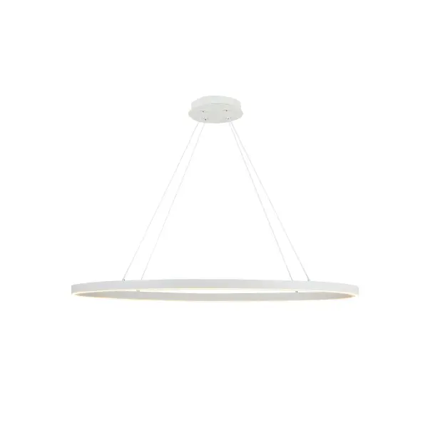 Ovale 40-Inch Linear Pendant in Brushed Gold - Image 5