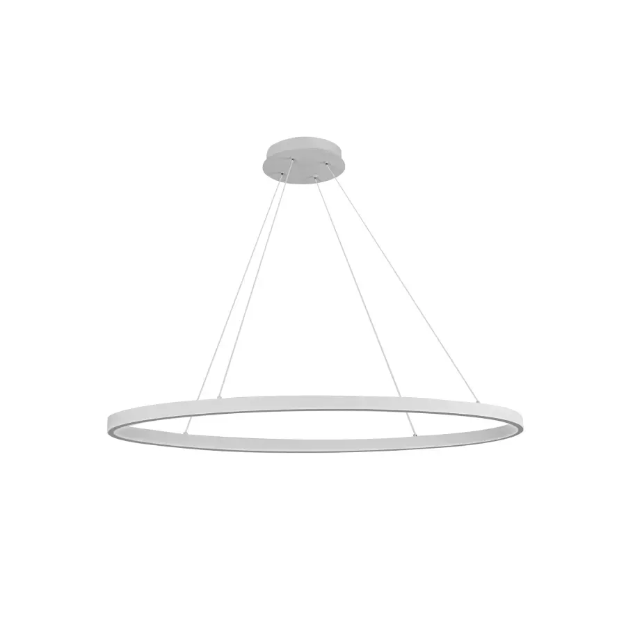 Ovale 40-Inch Linear Pendant in Brushed Gold - Image 6