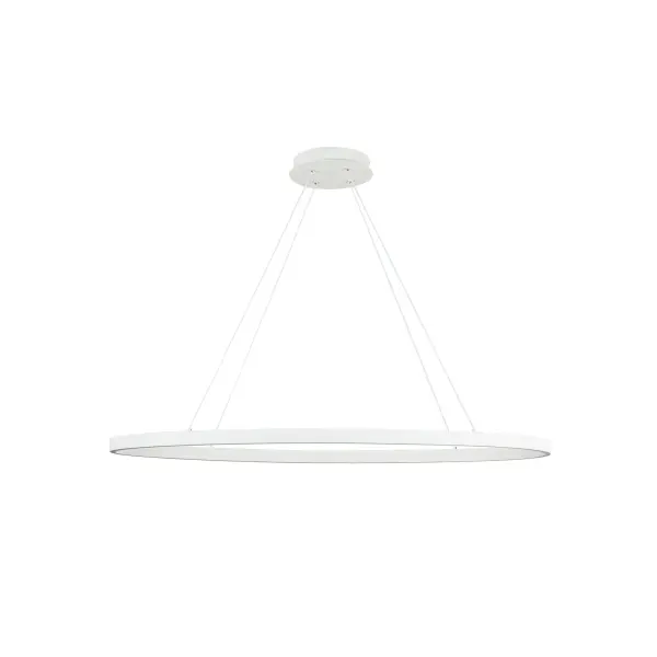 Ovale 40-Inch Linear Pendant in Brushed Gold - Image 7
