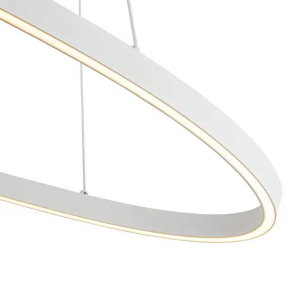 Ovale 40-Inch Linear Pendant in Brushed Gold - Image 8