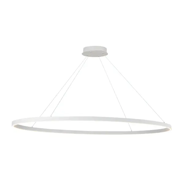Ovale 53-Inch Linear Pendant in Brushed Gold - Image 11