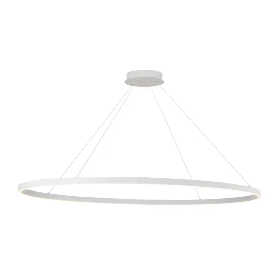 Ovale 53-Inch Linear Pendant in Brushed Gold - Image 11