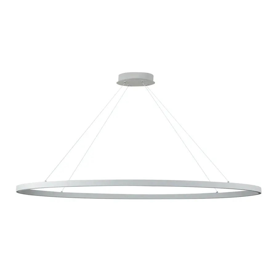 Ovale 53-Inch Linear Pendant in Brushed Gold - Image 12