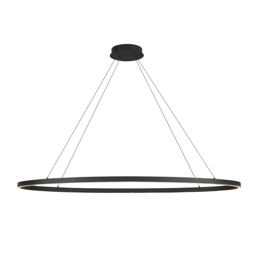 Ovale 53-Inch Linear Pendant in Brushed Gold - Image 15