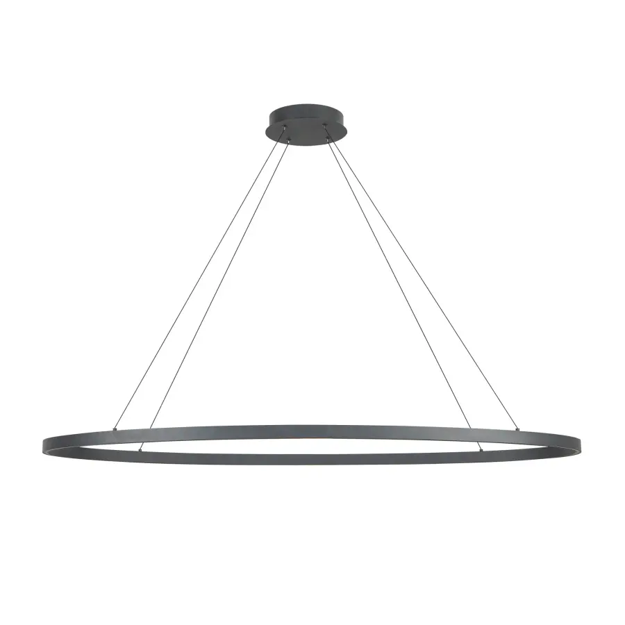 Ovale 53-Inch Linear Pendant in Brushed Gold - Image 17