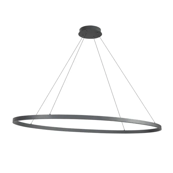 Ovale 53-Inch Linear Pendant in Brushed Gold - Image 18