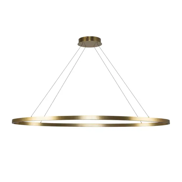 Ovale 53-Inch Linear Pendant in Brushed Gold - Image 7