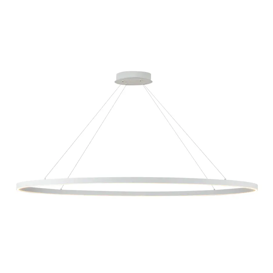 Ovale 53-Inch Linear Pendant in Brushed Gold - Image 10