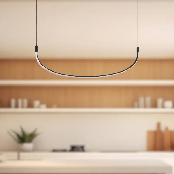 Talis 36-Inch Linear Pendant in Brushed Gold - Image 3