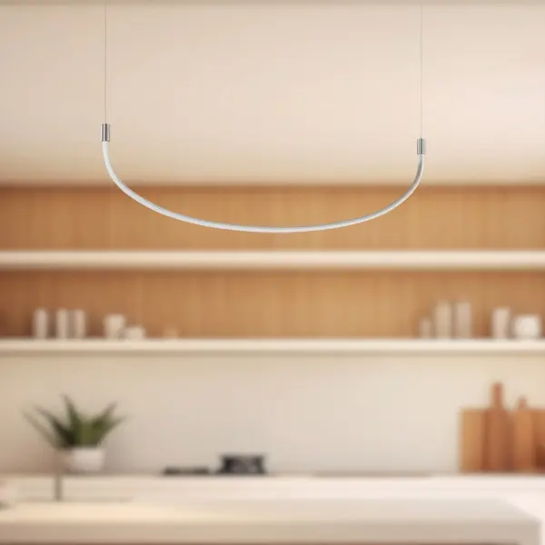 Talis 36-Inch Linear Pendant in Brushed Gold - Image 4