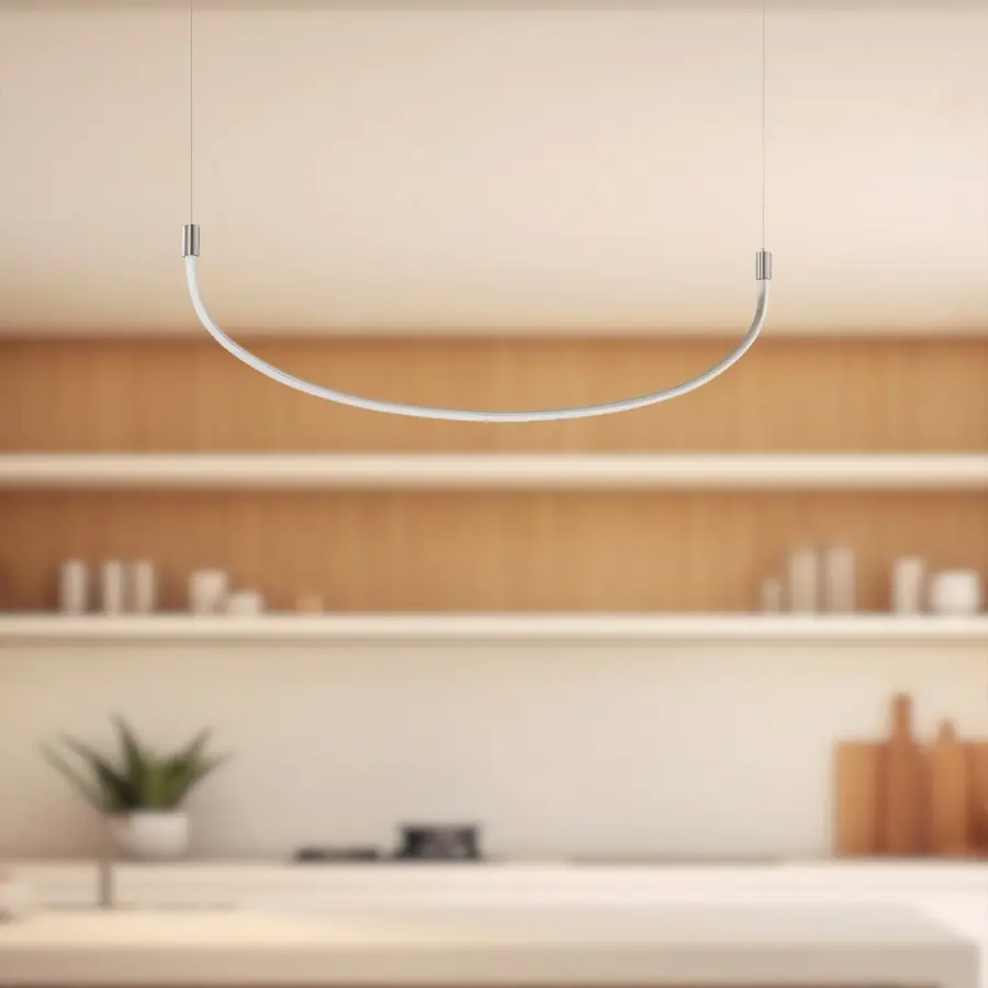 Talis 36-Inch Linear Pendant in Brushed Gold - Image 4