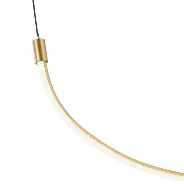 Talis 36-Inch Linear Pendant in Brushed Gold - Image 6