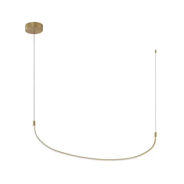 Talis 48-Inch Linear Pendant in Brushed Gold - Image 11