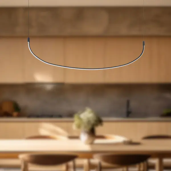 Talis 48-Inch Linear Pendant in Brushed Gold - Image 4