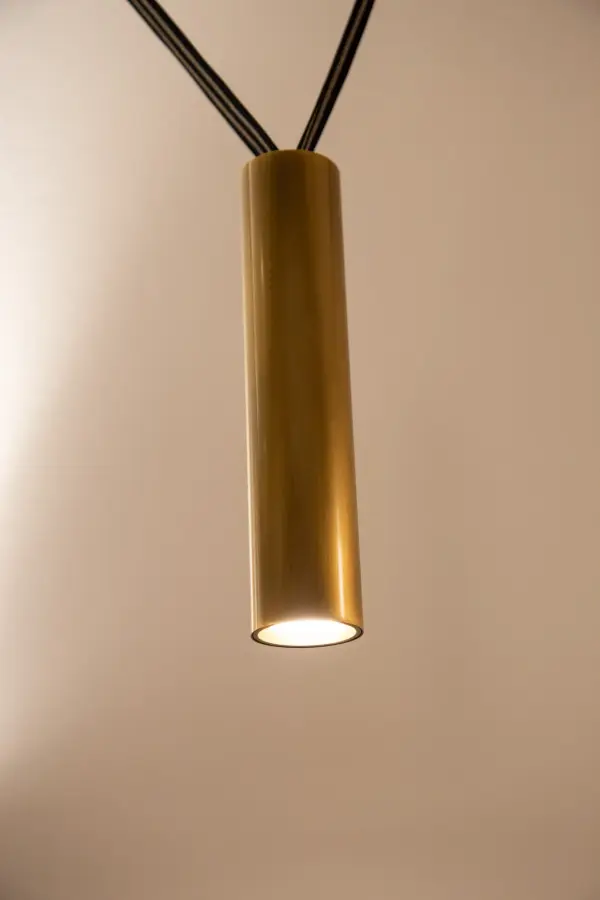 Mason 4-Light Linear Pendant with Metal Strap Detail - Image 6