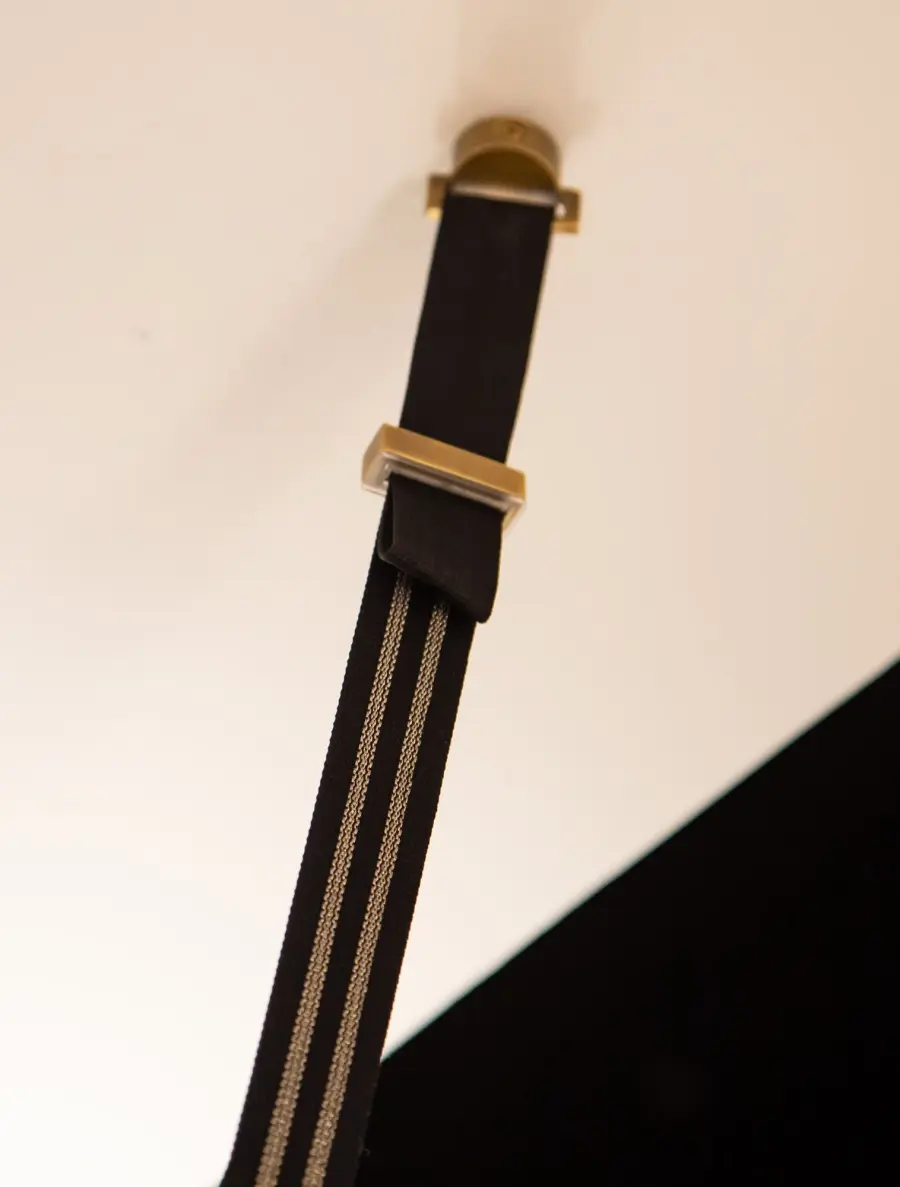 Mason 4-Light Linear Pendant with Metal Strap Detail - Image 10