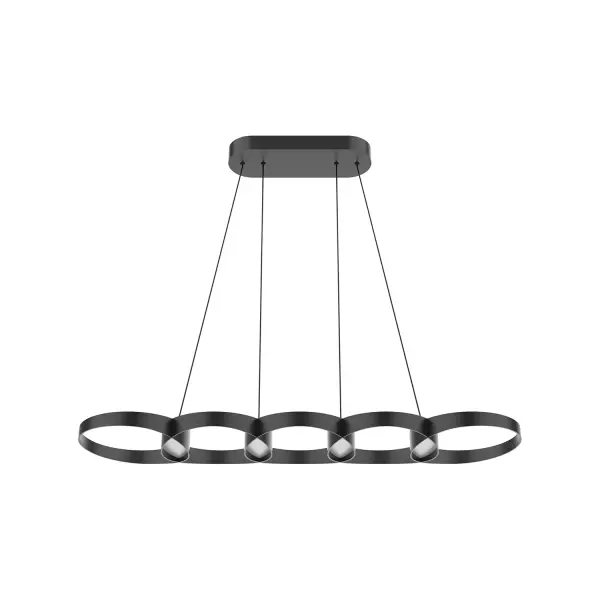 Maestro 38-Inch Linear Pendant in Matte Black - Image 14