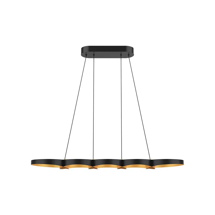Maestro 38-Inch Linear Pendant in Matte Black - Image 17