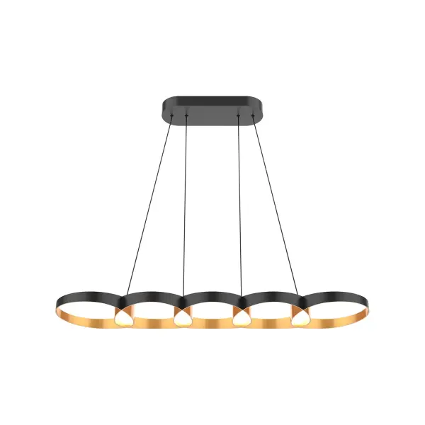 Maestro 38-Inch Linear Pendant in Matte Black - Image 19