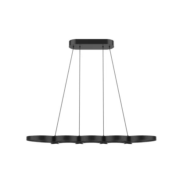 Maestro 38-Inch Linear Pendant in Matte Black - Image 22