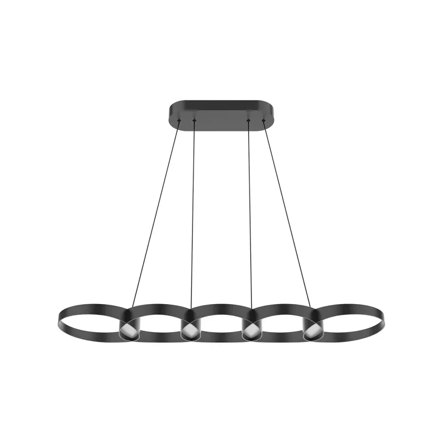 Maestro 38-Inch Linear Pendant in Matte Black - Image 23