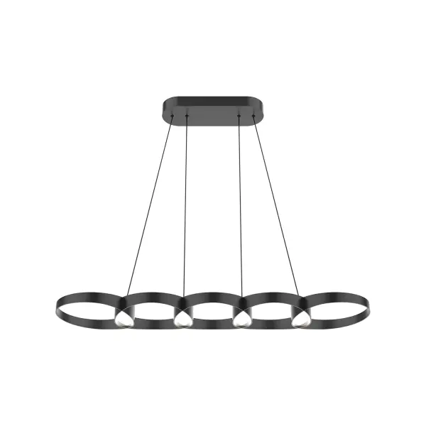Maestro 38-Inch Linear Pendant in Matte Black - Image 24