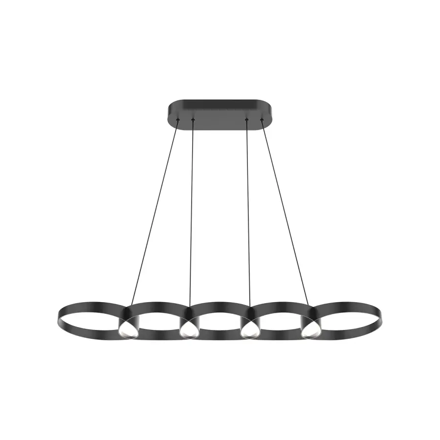 Maestro 38-Inch Linear Pendant in Matte Black - Image 24