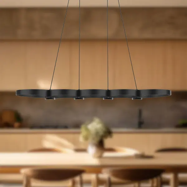 Maestro 38-Inch Linear Pendant in Matte Black - Image 5