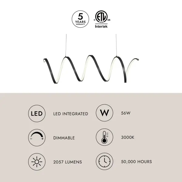 Synergy 42-Inch Linear Pendant - Image 10