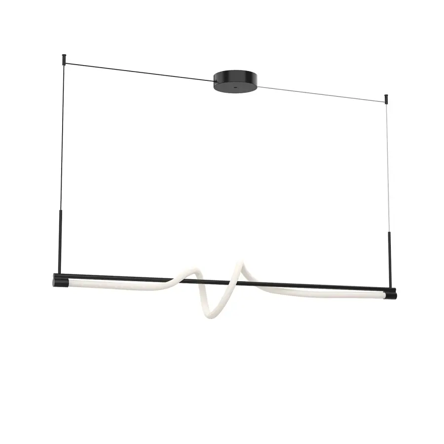Cursive 54-Inch Linear Pendant - Image 1