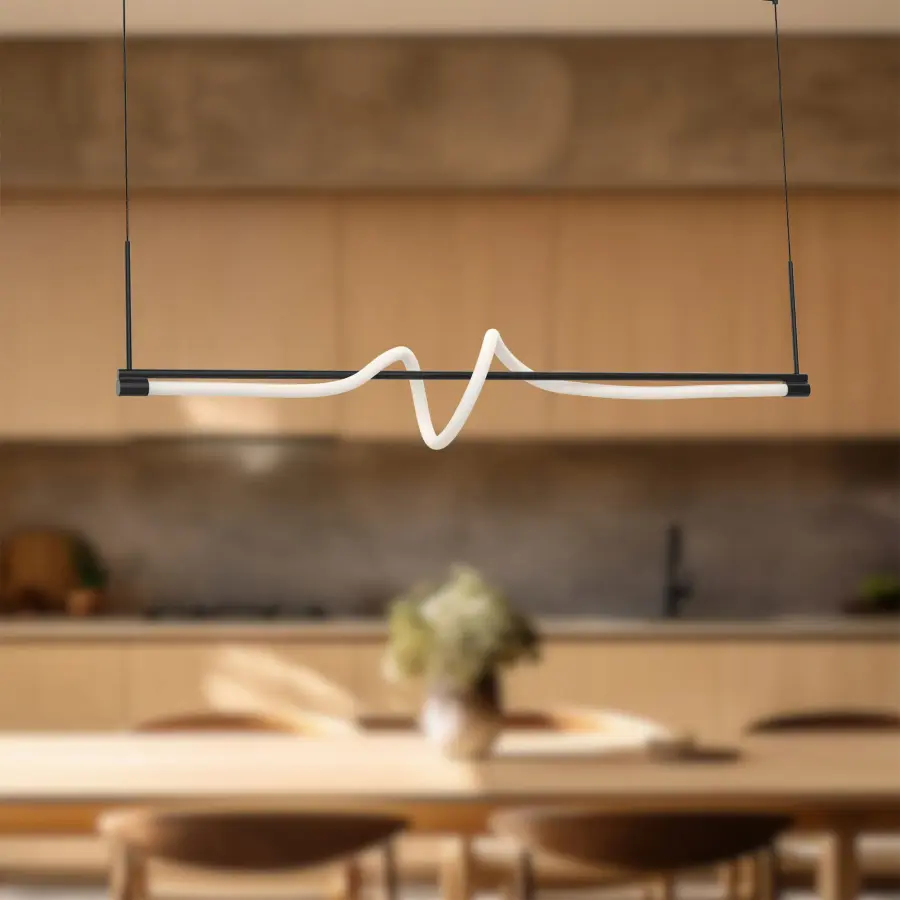 Cursive 54-Inch Linear Pendant - Image 6