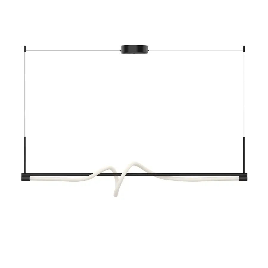 Cursive 54-Inch Linear Pendant - Image 10