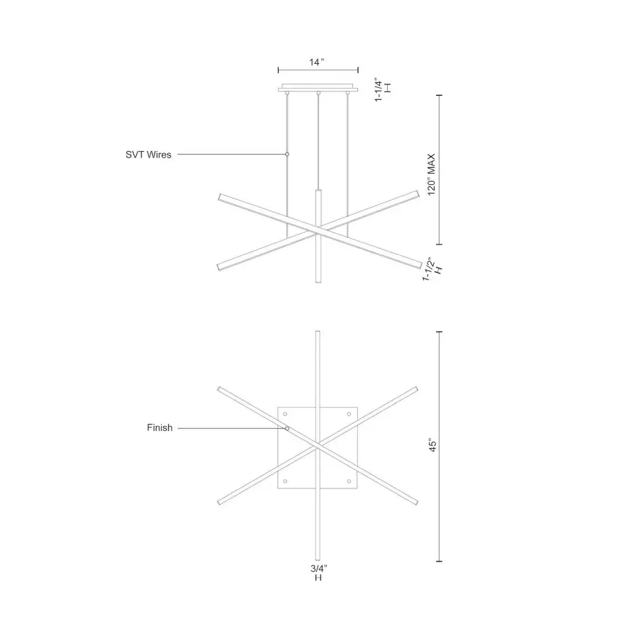 Vega 3 Head Multi Pendant - Image 17